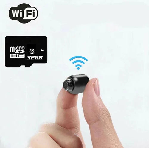 Small WiFi Security Camera Night Vision Surveillance Nanny Cam