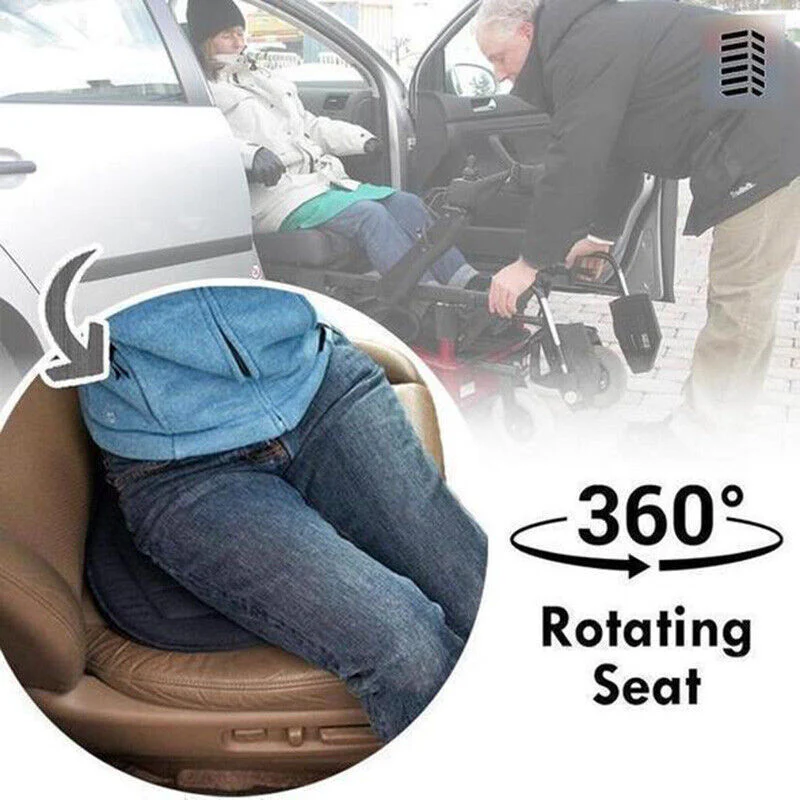 Swiveling Car Seat Cushion
