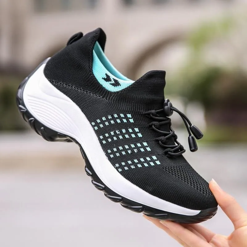 Women's Orthopedic Stretch Cushion Shoes Slip On Walking Shoes