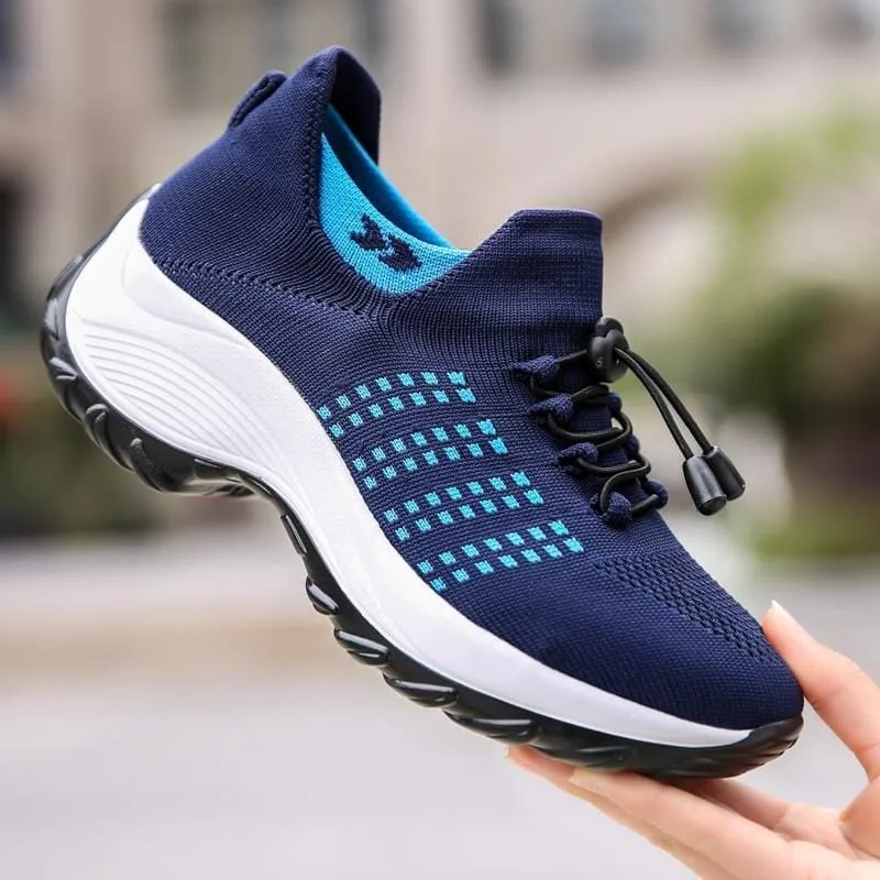 Women's Orthopedic Stretch Cushion Shoes Slip On Walking Shoes