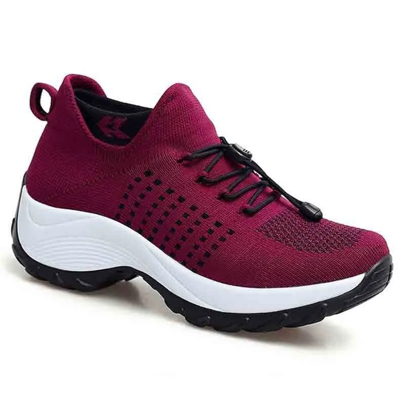 Women's Orthopedic Stretch Cushion Shoes Slip On Walking Shoes