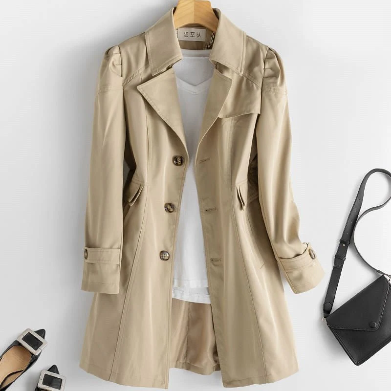 Amelina Elegant Trench Coat