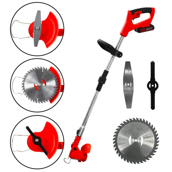 3-in-1 Cordless Electric Grass Lawn Mower (+ FREE set of blades)