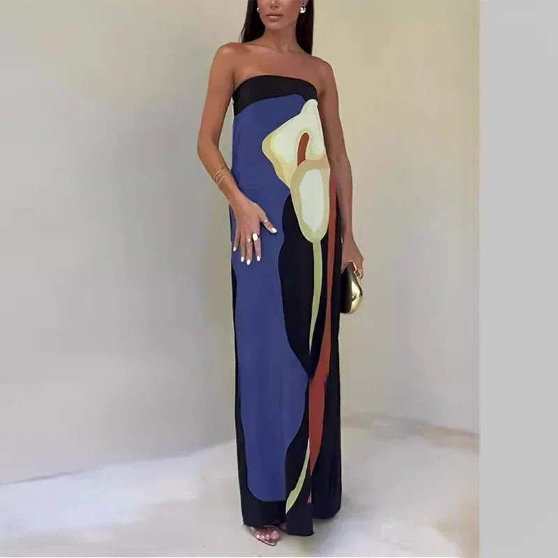 Cassandra - Strapless Boho Dress