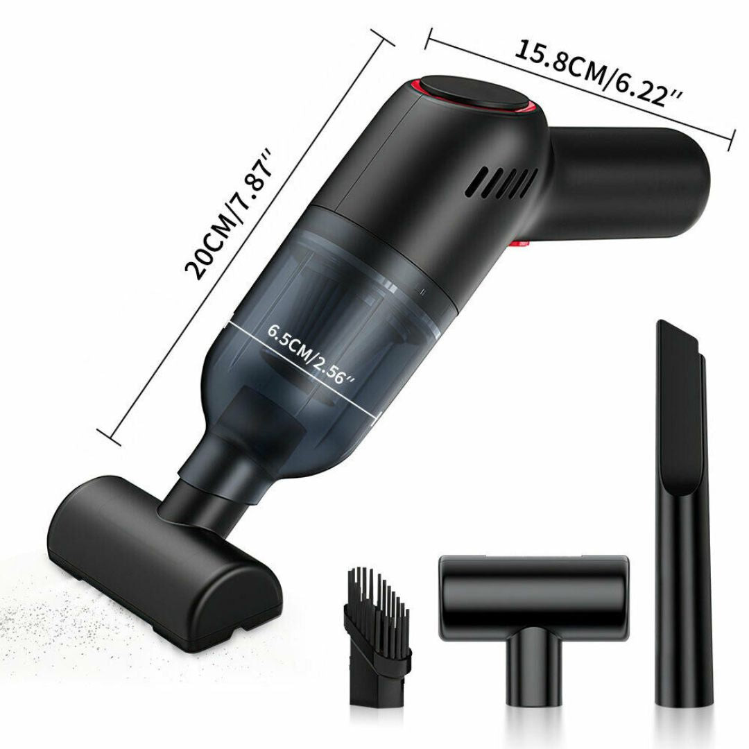 Mini Cordless Car Vacuum Cleaner - Strong Suction Vacuum