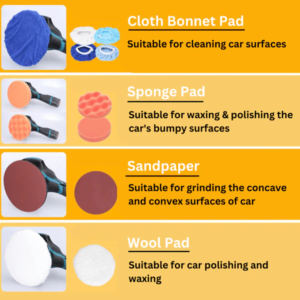 Cordless Electric Car Polisher Kit (+ 2 FREE Batteries)
