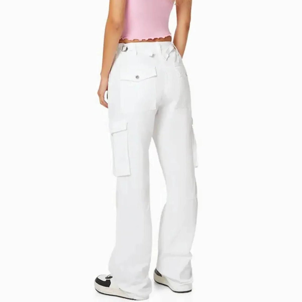 Adjustable Waist Cargo Pants