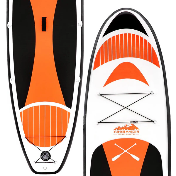 Weisshorn Stand-Up Paddle Board | Inflatable SUP with Adjustable Paddle and Kayak Seat Red