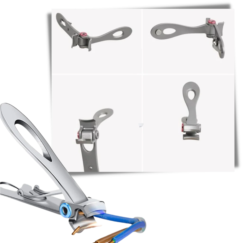 Stainless Steel Wide Jaw Nail Clippers
