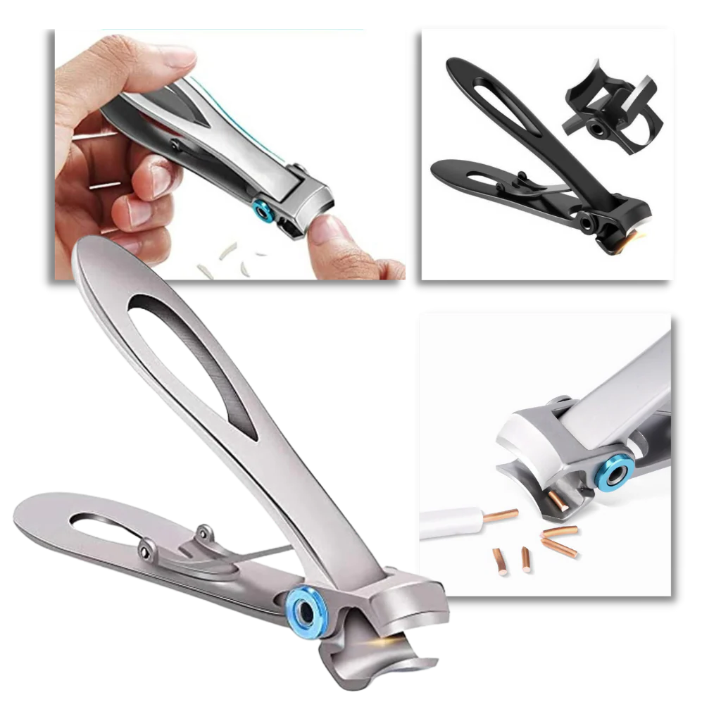 Stainless Steel Wide Jaw Nail Clippers