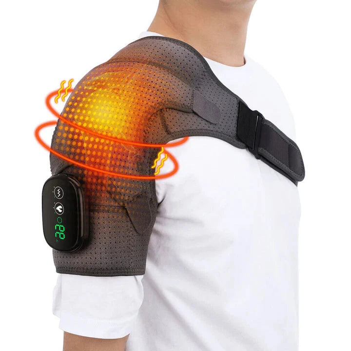 Heated Compression Shoulder Brace with Vibration