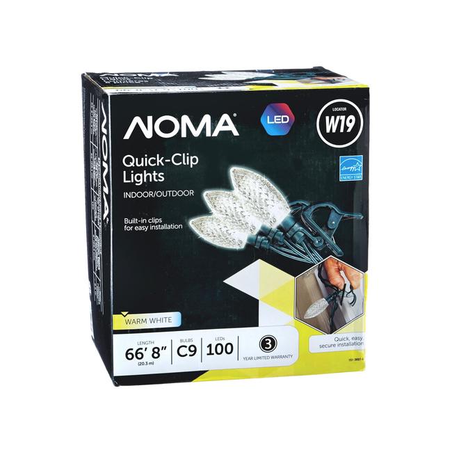 Clip On C9 Christmas Lights 100 Count 67 Ft