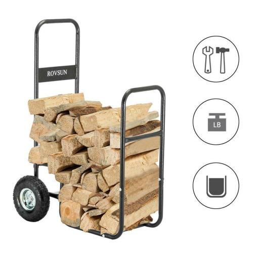 Firewood Carrier Dolly Hauler Rack