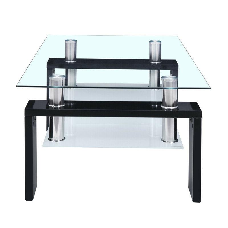 Premium Glass Rectangular Modern Coffee Table
