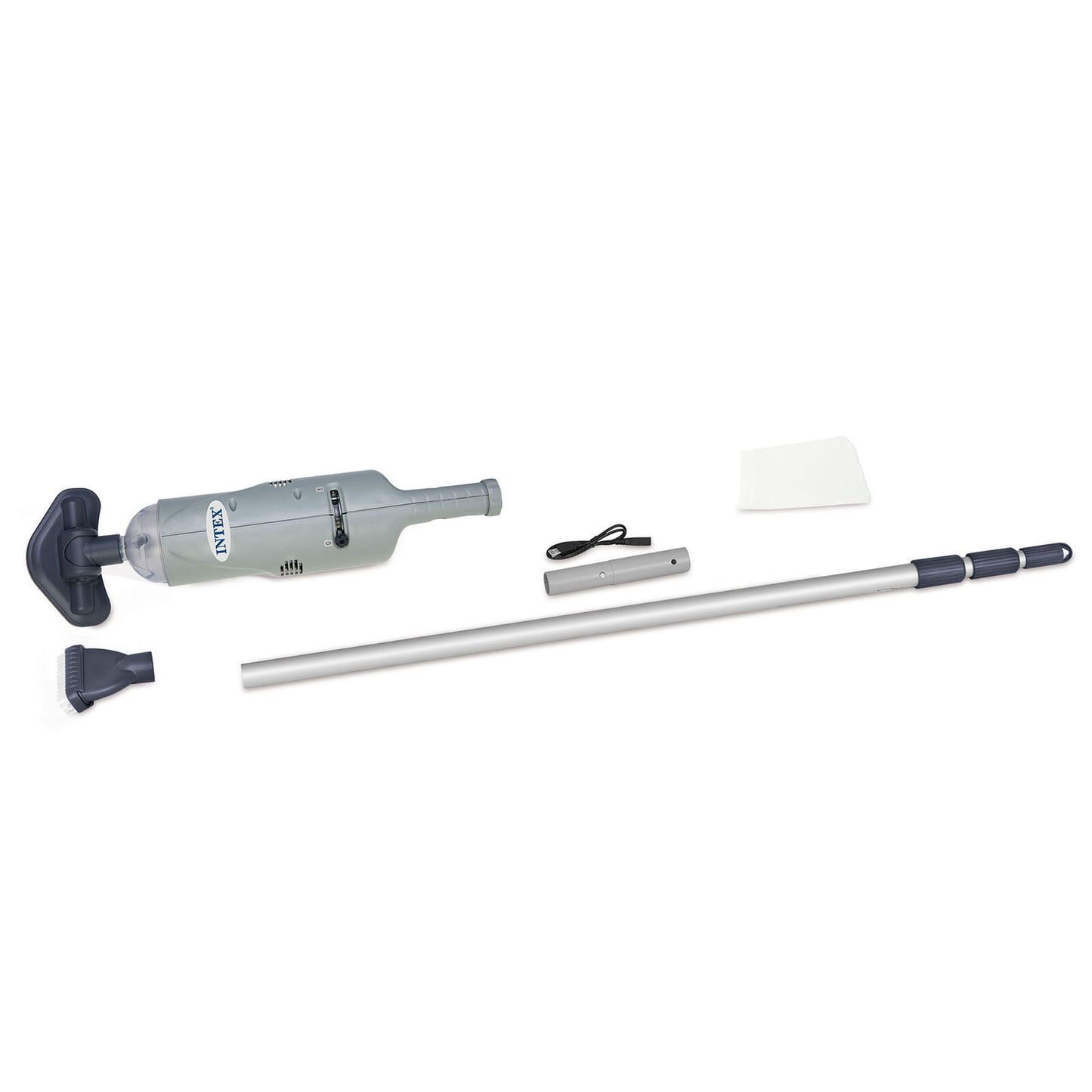 Rechargeable Handheld Above Ground Pool Vacuum Cleaner with 2 Brush Heads