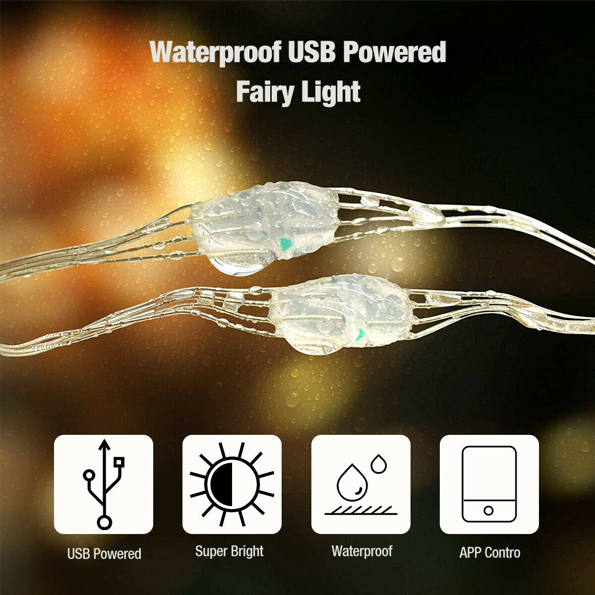 RGB LED Smart Remote Fairy Lights