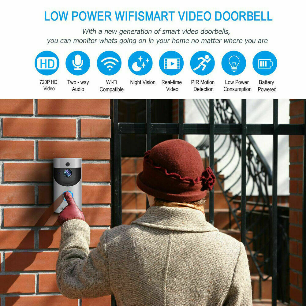 Smart Wireless Doorbell Security Camera Bell