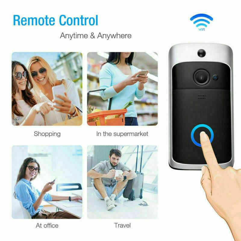 Smart Wireless Doorbell Security Camera Bell