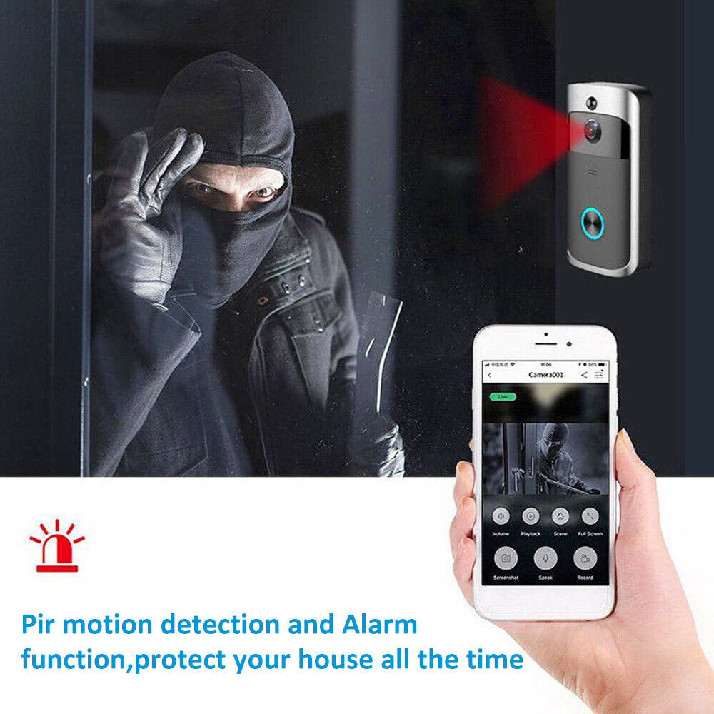 Smart Wireless Doorbell Security Camera Bell