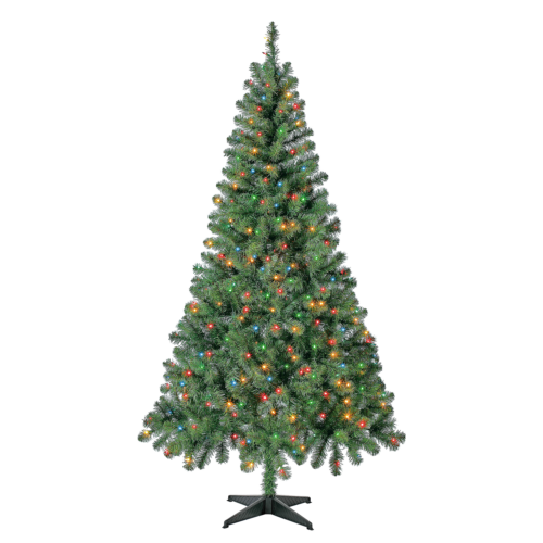 6.5 Ft Pre Lit Artificial Christmas Tree