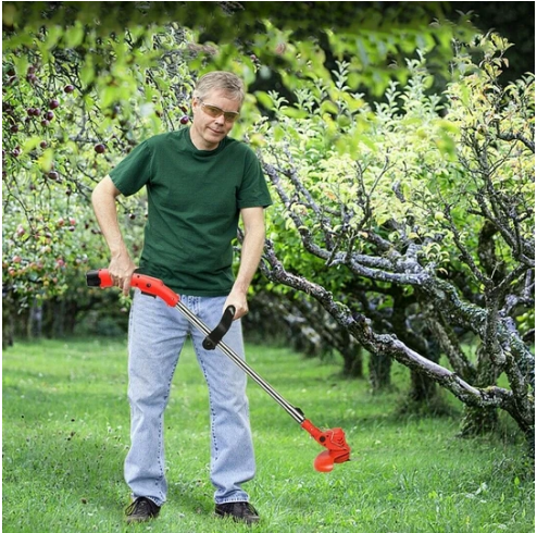 Electric Battery Powered Grass Trimmer 450W