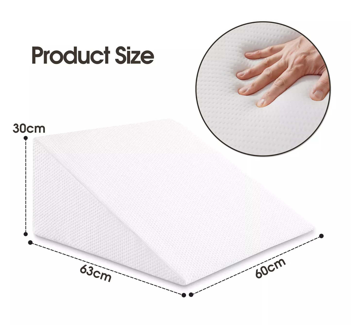 Neck and Back Support Pillow