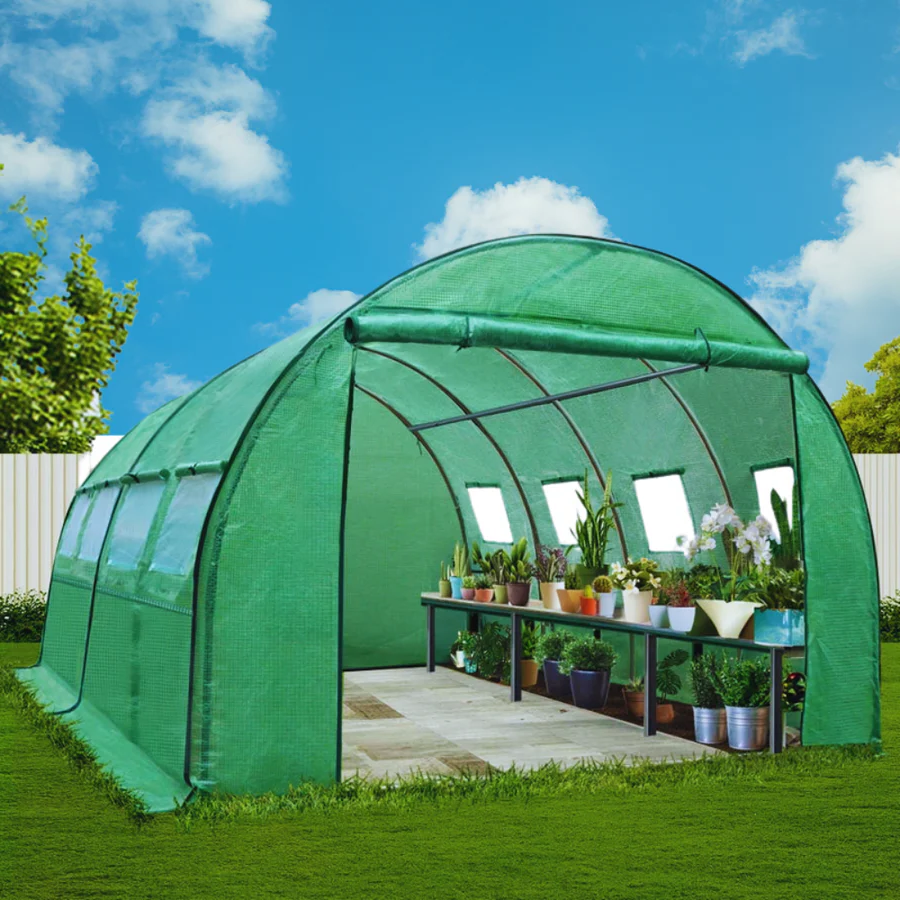 Greenfingers Walk-In Greenhouse 4x3x2M Tunnel Plant Garden Shed Dome