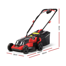 Load image into Gallery viewer, Giantz 40V Cordless Lawn Mower 34cm Width Battery Electric Lawnmower
