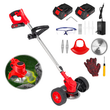 Load image into Gallery viewer, Electric 3-in-1 Lawn Mower &amp; Grass Trimmer | Cordless Whipper Snipper with Blades
