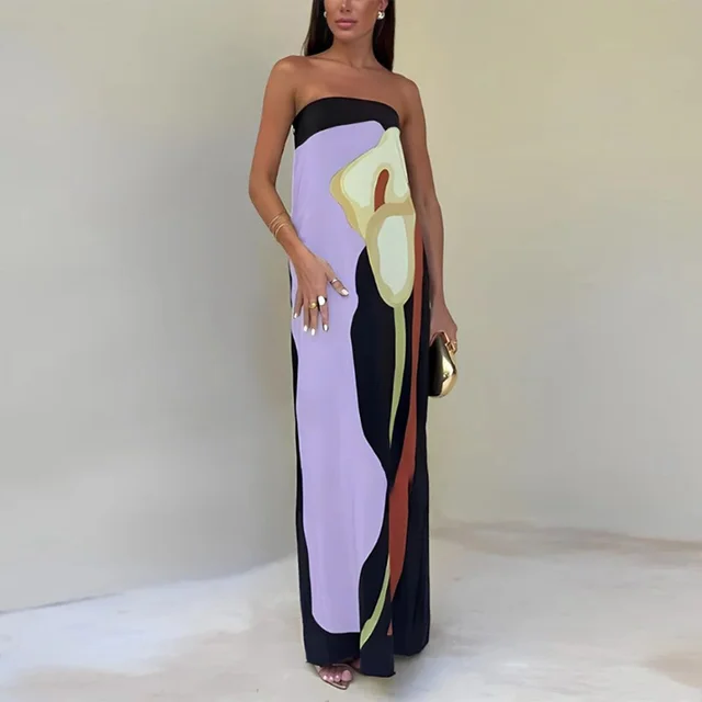 Cassandra - Strapless Boho Dress