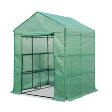 Load image into Gallery viewer, Greenfingers Walk-In Greenhouse 1.4x1.55x2M Tunnel Plant Garden Shed with 8 Shelves
