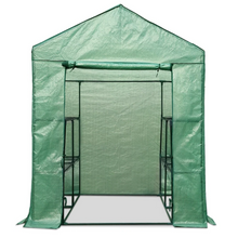 Load image into Gallery viewer, Greenfingers Walk-In Greenhouse 1.4x1.55x2M Tunnel Plant Garden Shed with 8 Shelves
