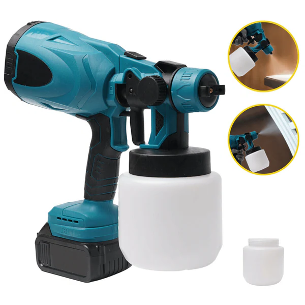 Cordless Paint Sprayer (+2 FREE Batteries)