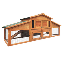 Load image into Gallery viewer, Pet 169cm Large Wooden Chicken Coop Rabbit Hutch - Outdoor Run Cage
