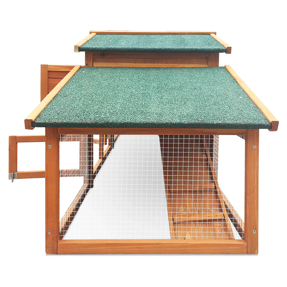Pet 169cm Large Wooden Chicken Coop Rabbit Hutch - Outdoor Run Cage