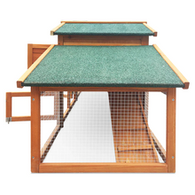 Load image into Gallery viewer, Pet 169cm Large Wooden Chicken Coop Rabbit Hutch - Outdoor Run Cage
