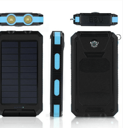 500000mAh Solar Charger Waterproof Power Bank External