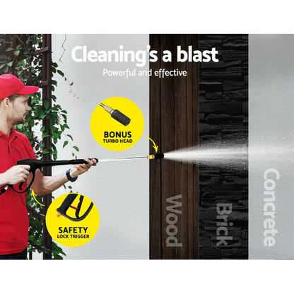 4800PSI Petrol High Pressure Cleaner Washer - 10HP, 20M Hose, Gurney