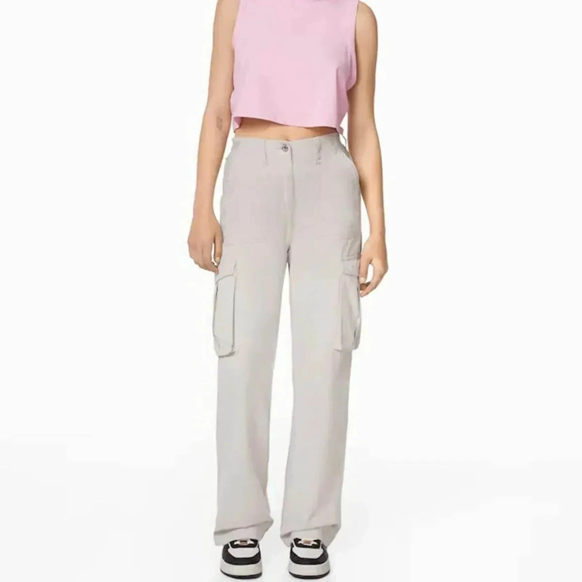 Adjustable Waist Cargo Pants