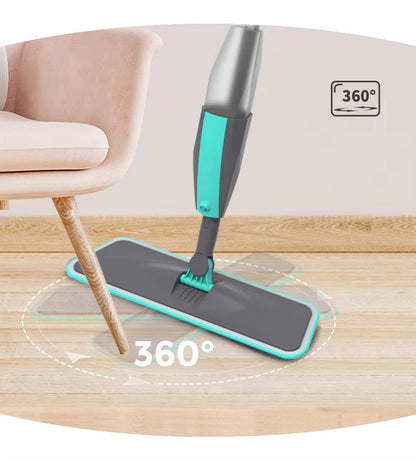 Spray Mop With Refillable Bottle