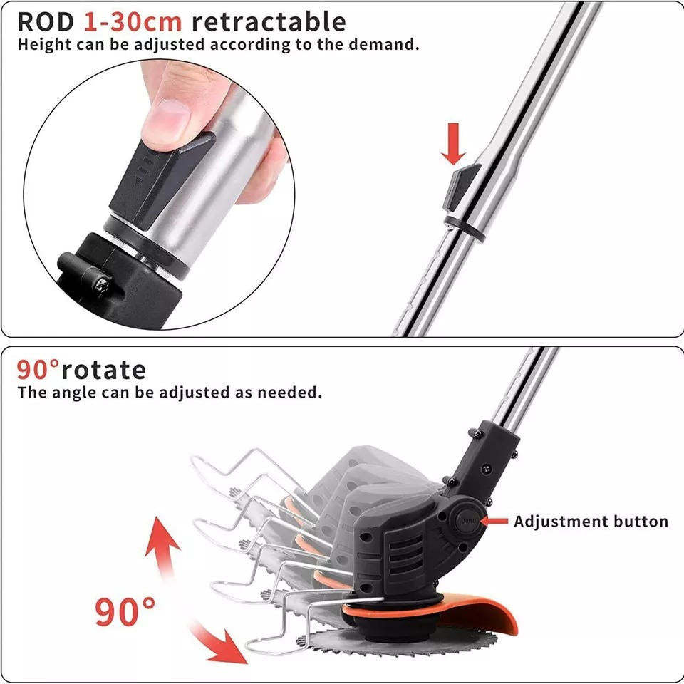 Cordless Grass Mower Trimmer Cutter Lightweight & Powerful