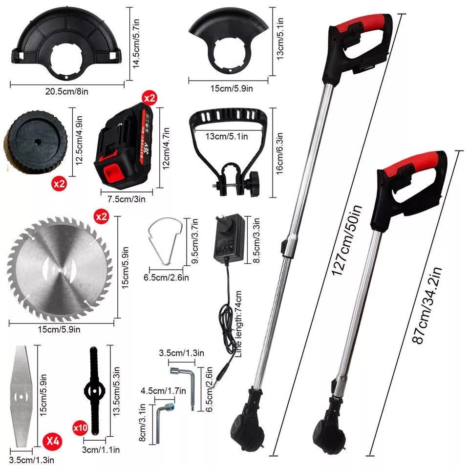 Cordless Grass Mower Trimmer Cutter Lightweight & Powerful