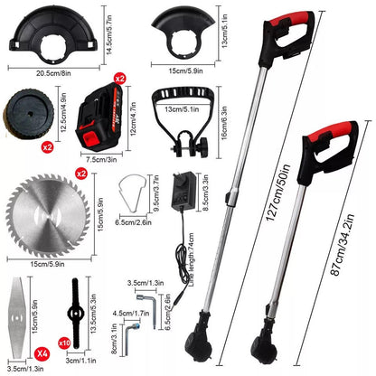 Cordless Grass Mower Trimmer Cutter Lightweight & Powerful