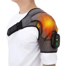 Load image into Gallery viewer, Heated Compression Shoulder Brace with Vibration
