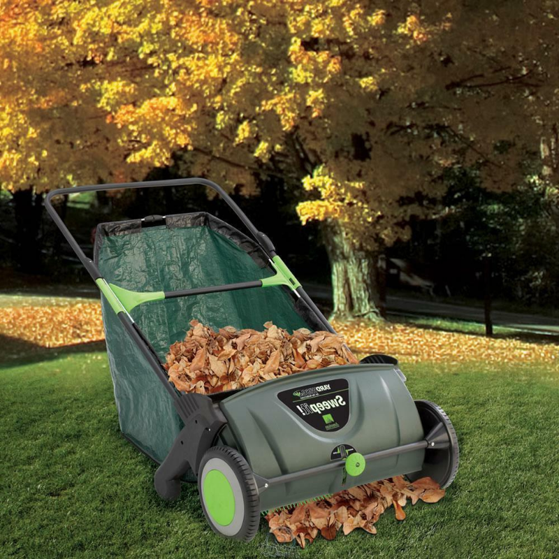 Push Lawn Leaf Collector