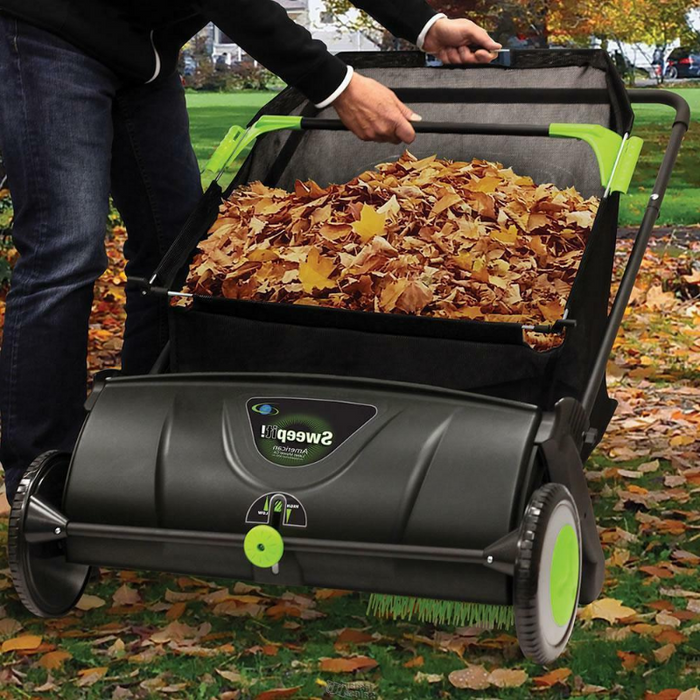 Push Pack Sweeper Push Leaf Sweeper
