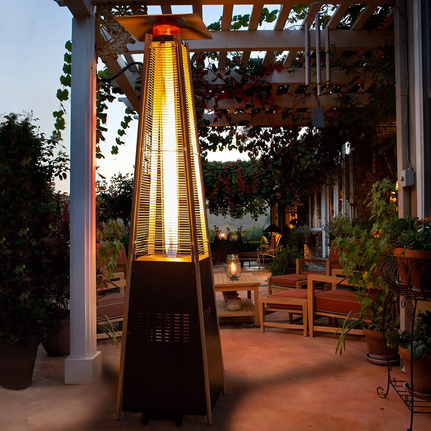 Outdoor Patio Pyramid Heater for Restaurants