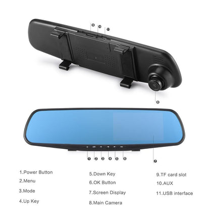 Rear View Mirror Dash Camera