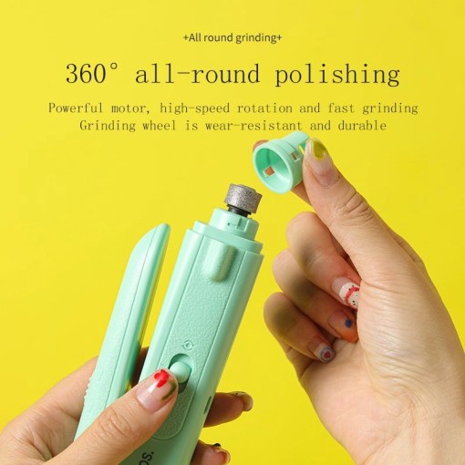 2 in 1 Rechargeable Cat LED Nail Sharpener