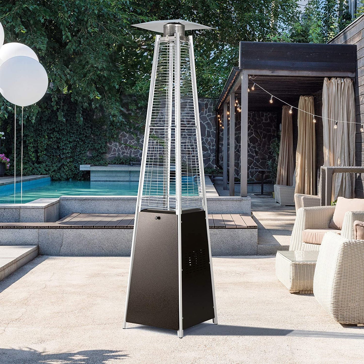 Outdoor Patio Pyramid Heater for Restaurants